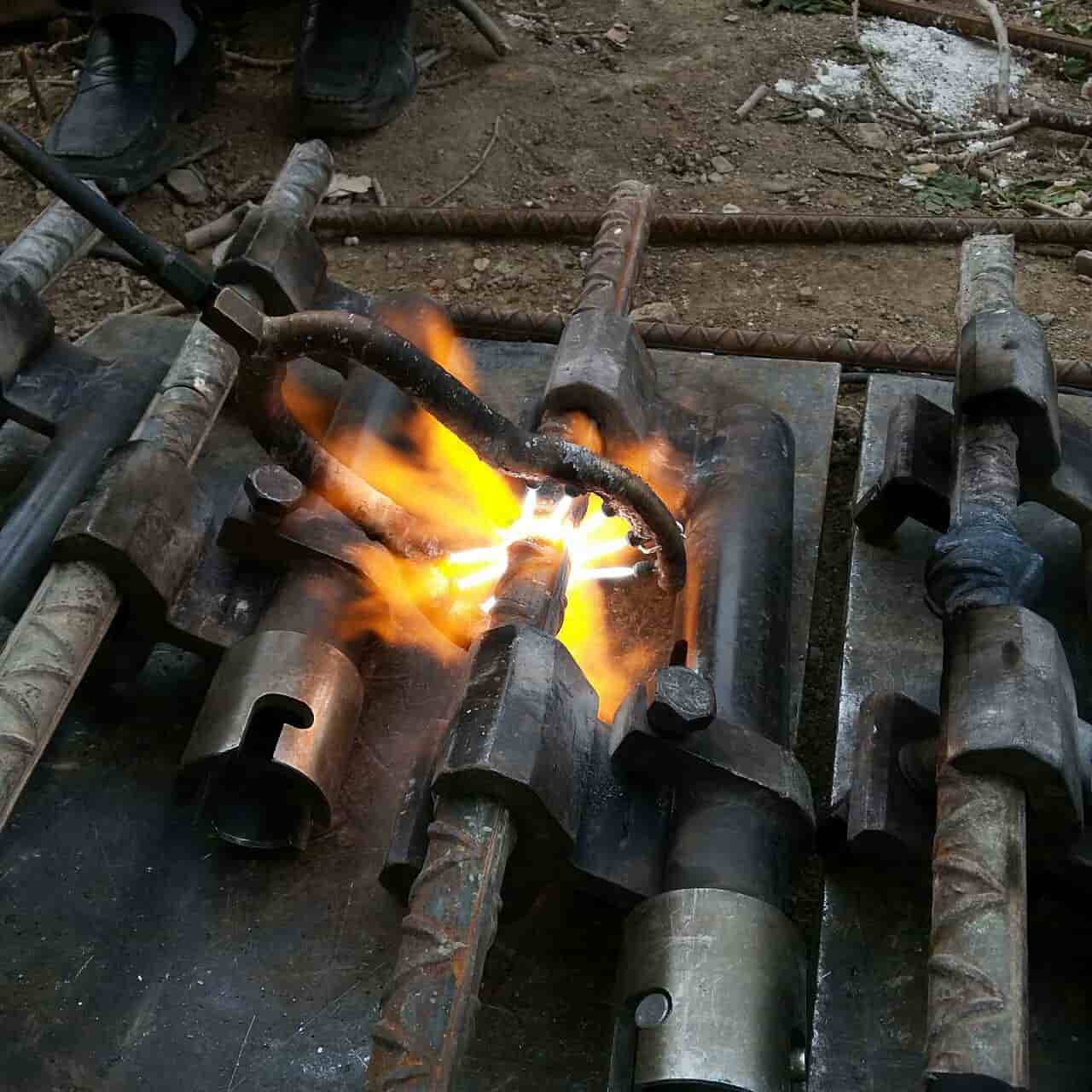 Forging or welding head to head rebar of Kian Metal collection Forging or welding head to head rebar of Kian Metal collection