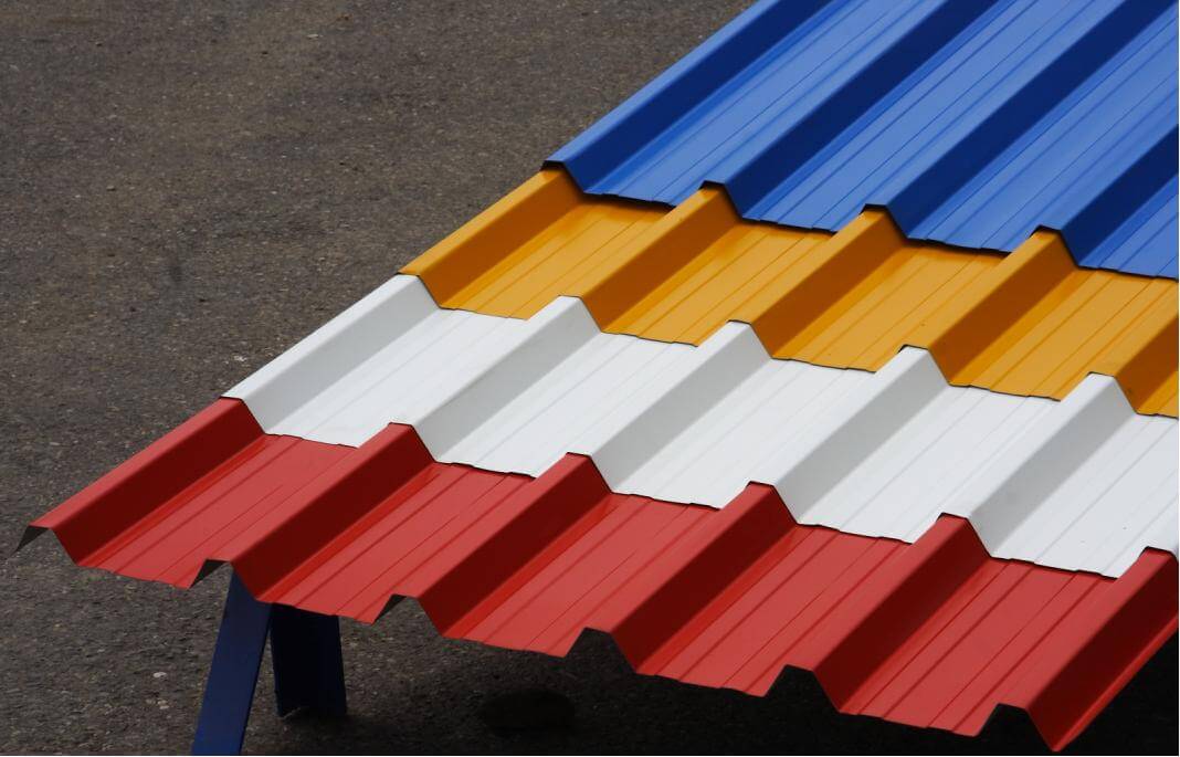 Trapezoidal galvanized sheet of Kian Metal Industrial Complex
